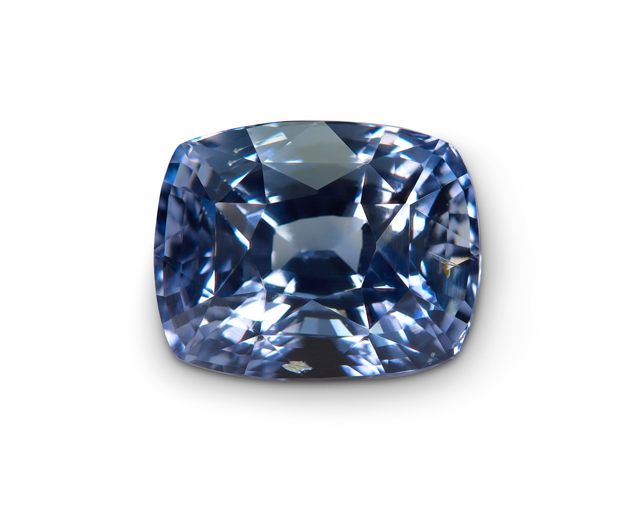 4.35ct Icy Blue Sapphire Face