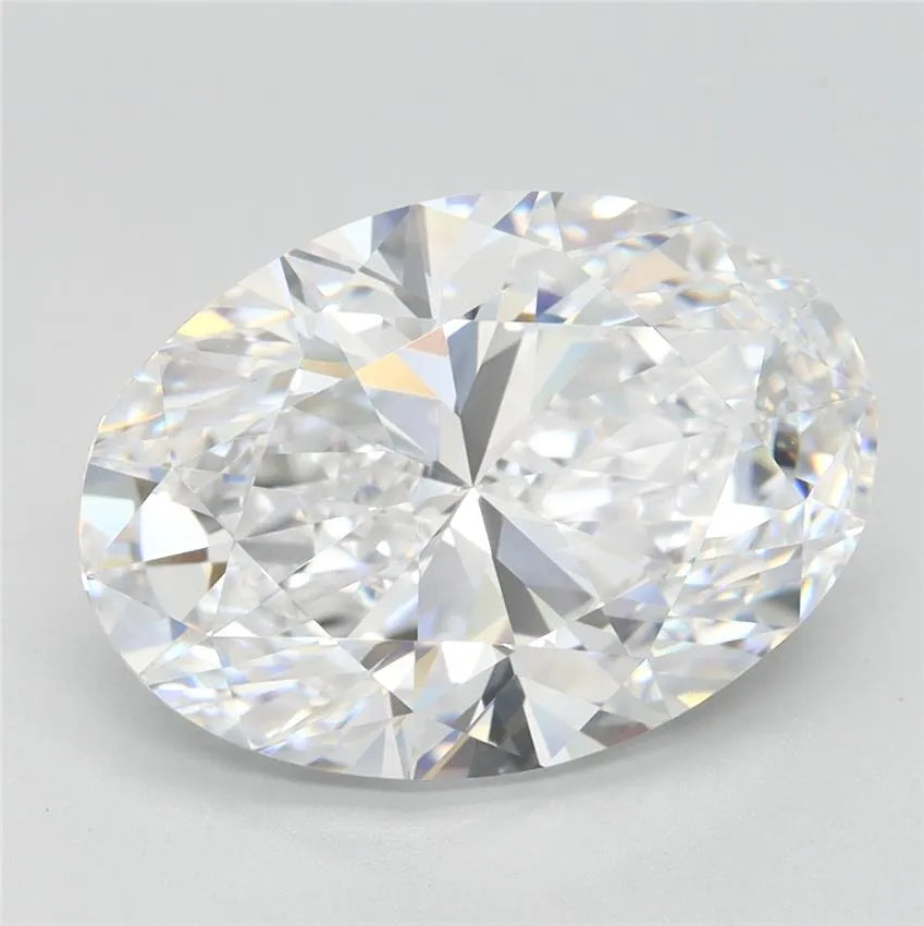 5.00ct Oval Lab Grown Diamond (Colour D, Clarity FL, IGI Certified)