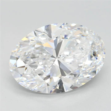 5.00ct Oval Lab Grown Diamond (Colour D, Clarity FL, IGI Certified)
