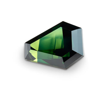 5.34ct Green Sapphire Shield Cut Australia Origin