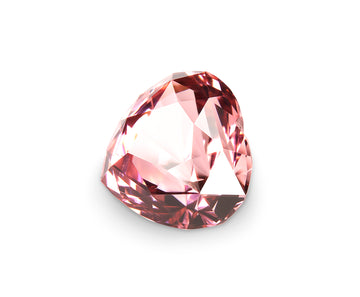 5.50ct Sunset Pink Tourmaline Heart Cut