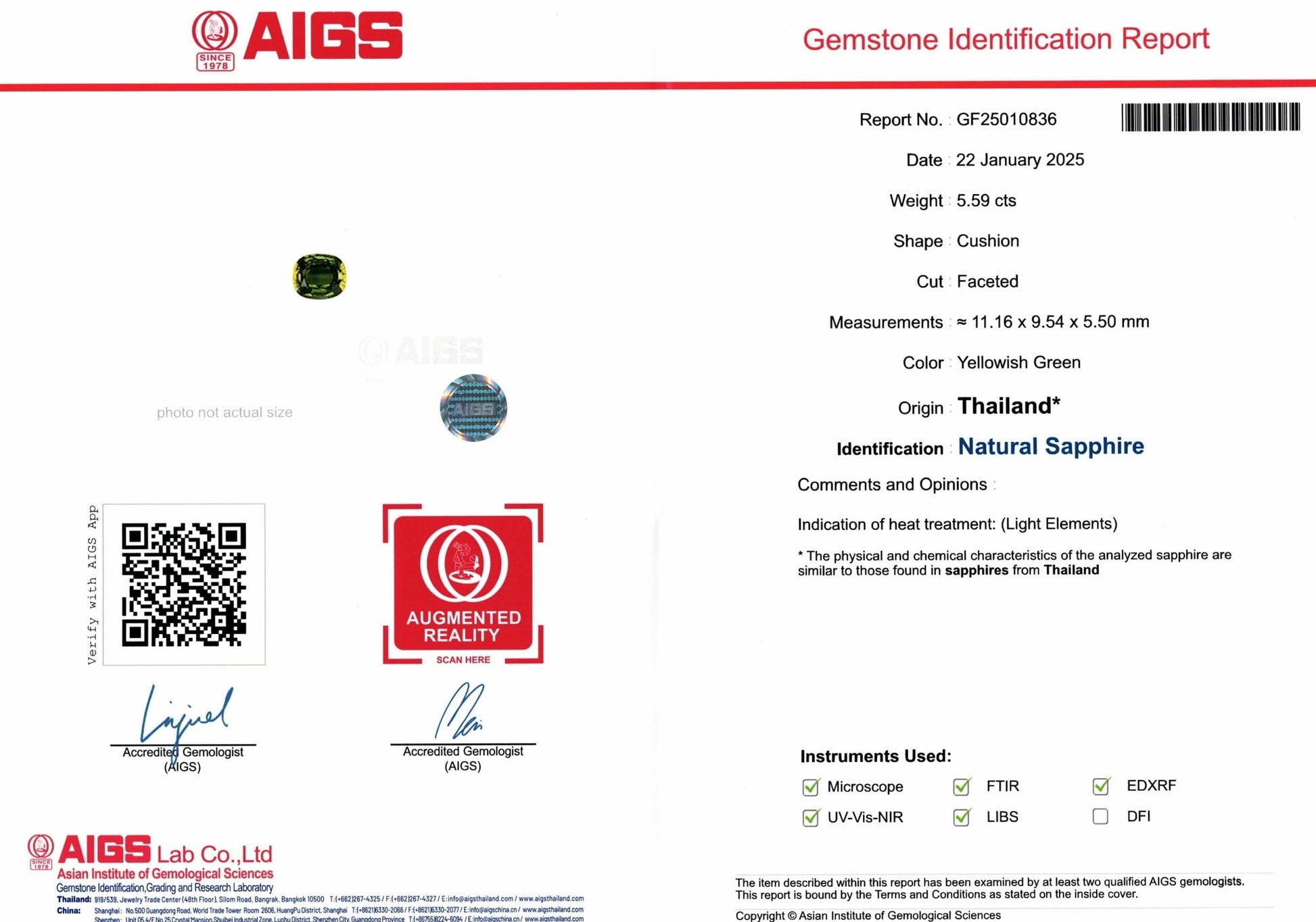 5.59ct Green Sapphire - The Sapphire Merchant