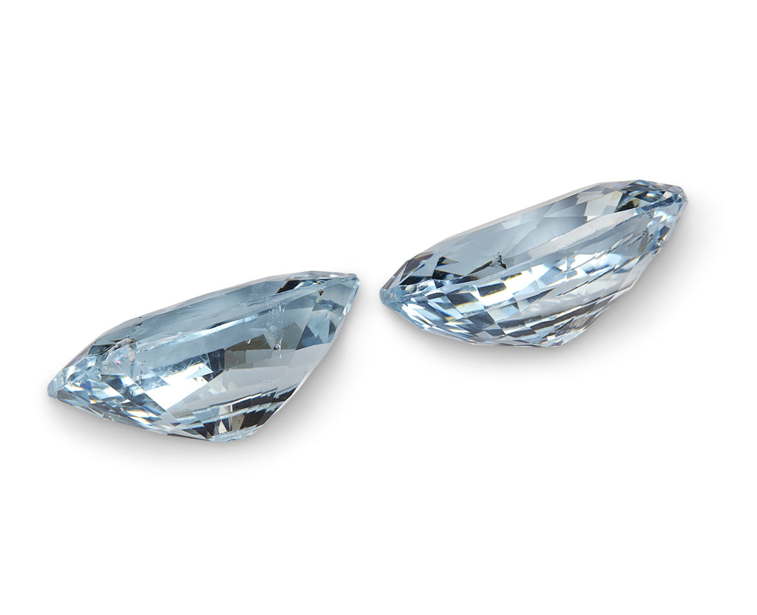 5.62ct Aquamarine Pair - The Sapphire Merchant