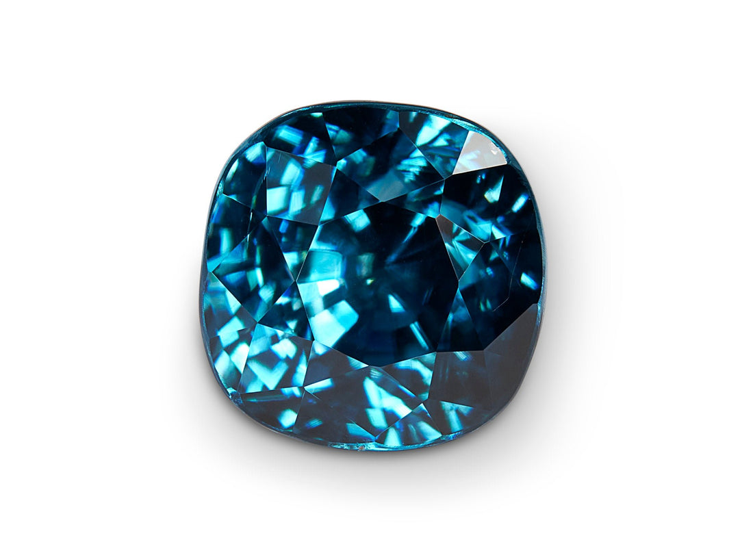 5.91ct Cambodian Blue Zircon - The Sapphire Merchant