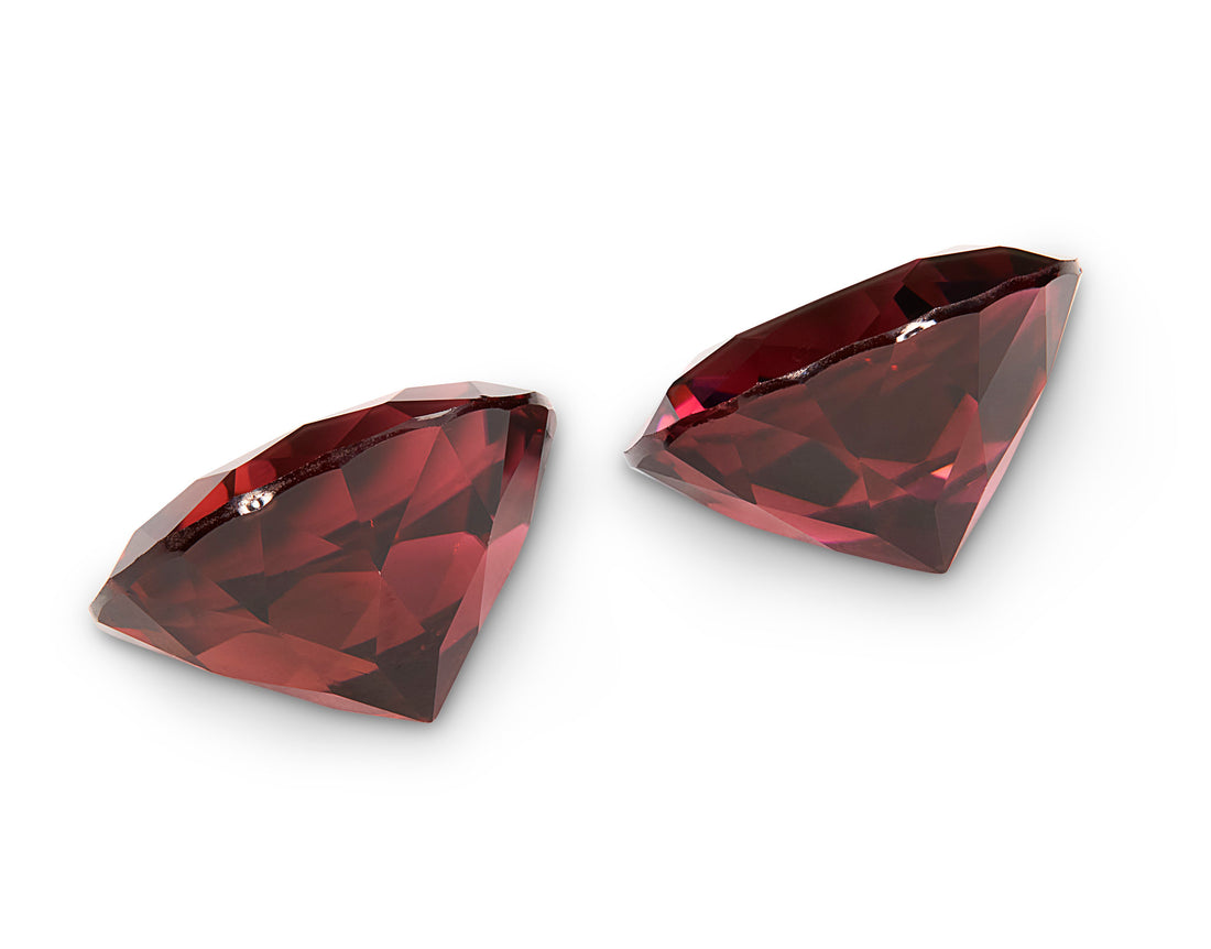 6.07ct Rubellite Tourmaline Pair - The Sapphire Merchant