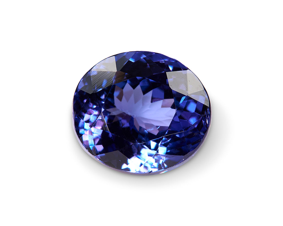 6.12ct Tanzanite Zoisite Oval Cut