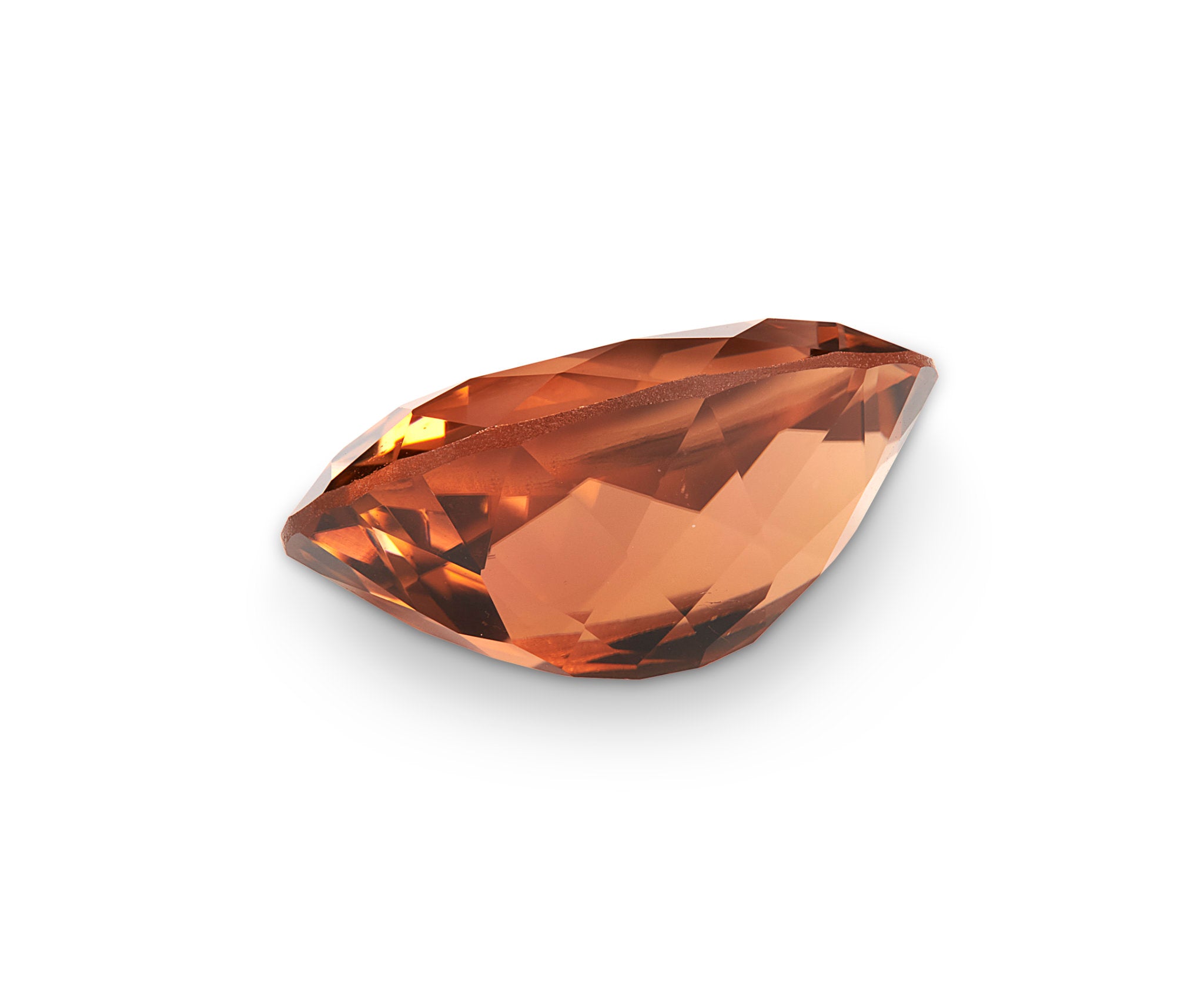 6.47ct Apricot Tourmaline Oval Cut