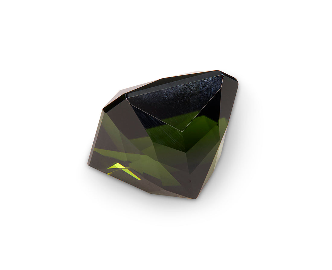 6.53ct Green Tourmaline Asscher Cut