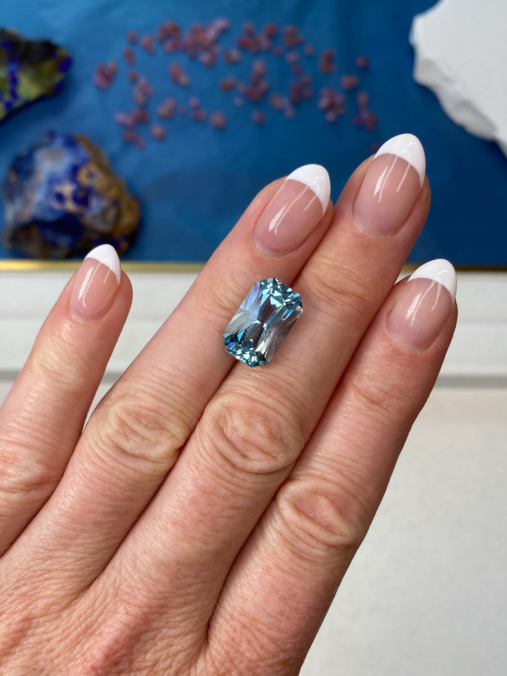6.61ct Aquamarine Radiant Cut
