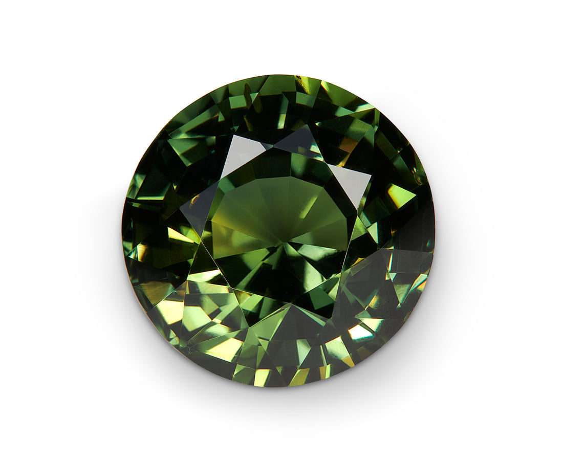 6.99ct Green Sapphire - The Sapphire Merchant