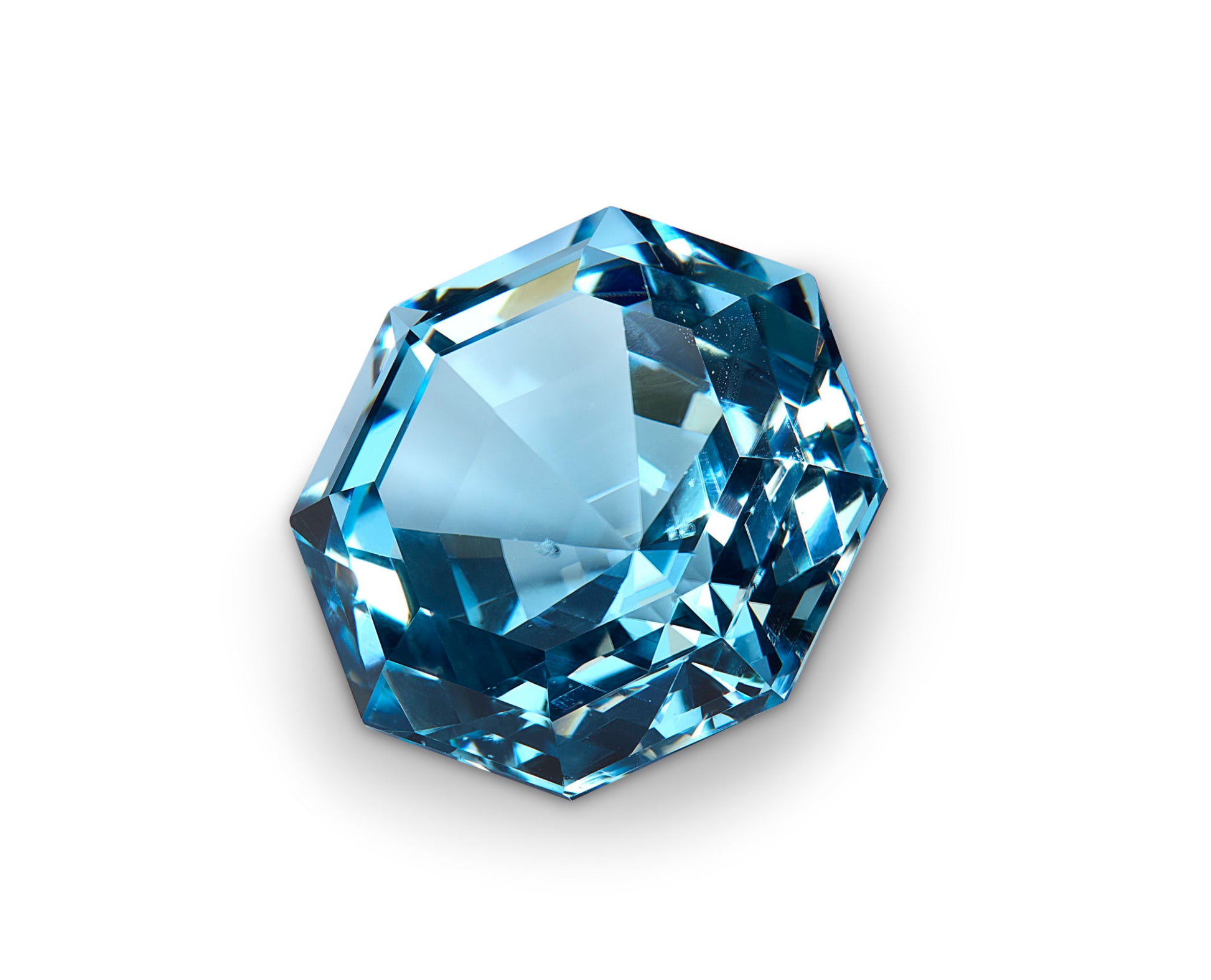 Swiss blue topaz with exceptional color