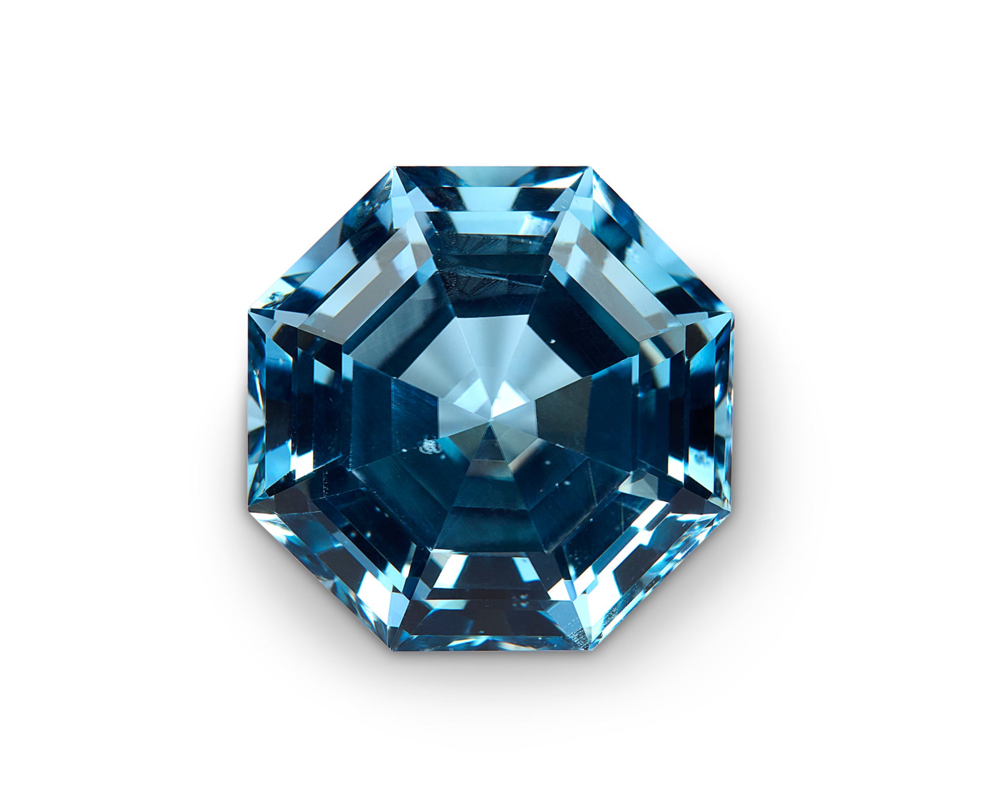 Swiss blue topaz with exceptional color