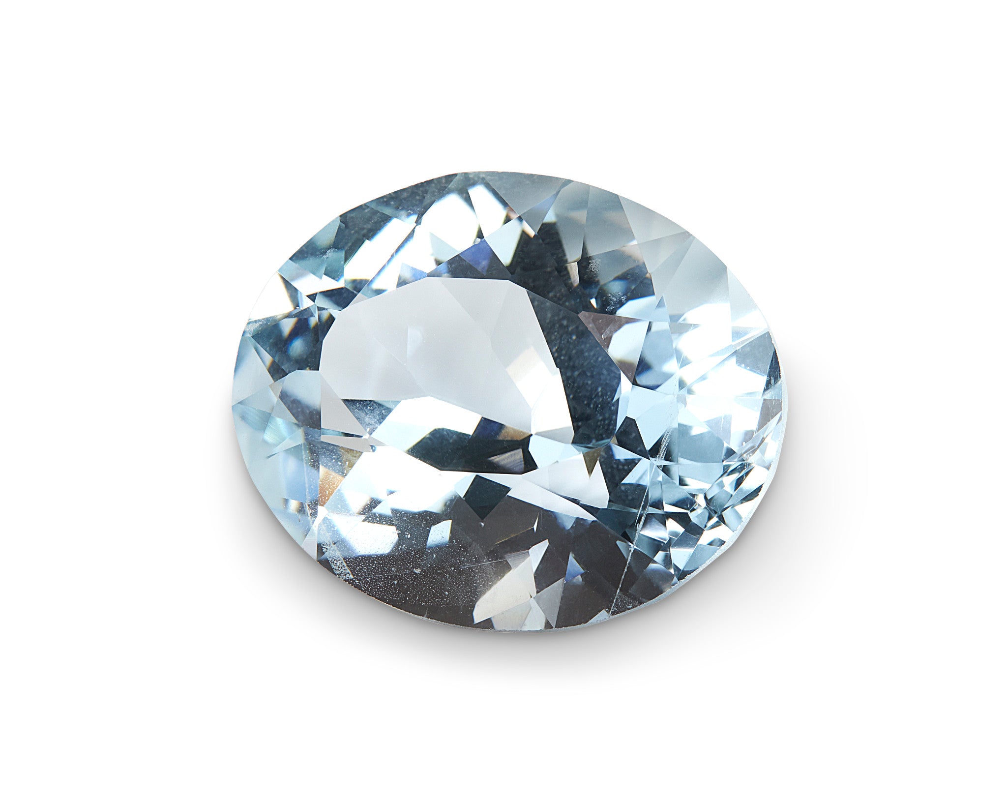 Natural Blue Aquamarine Beryl Gem on the Background Stock Illustration Natural Blue Aquamarine Beryl Gem on the Background Stock Illustration