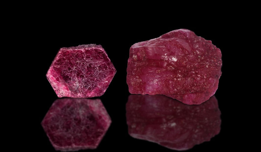 Ruby Corundum Rough Specimen
