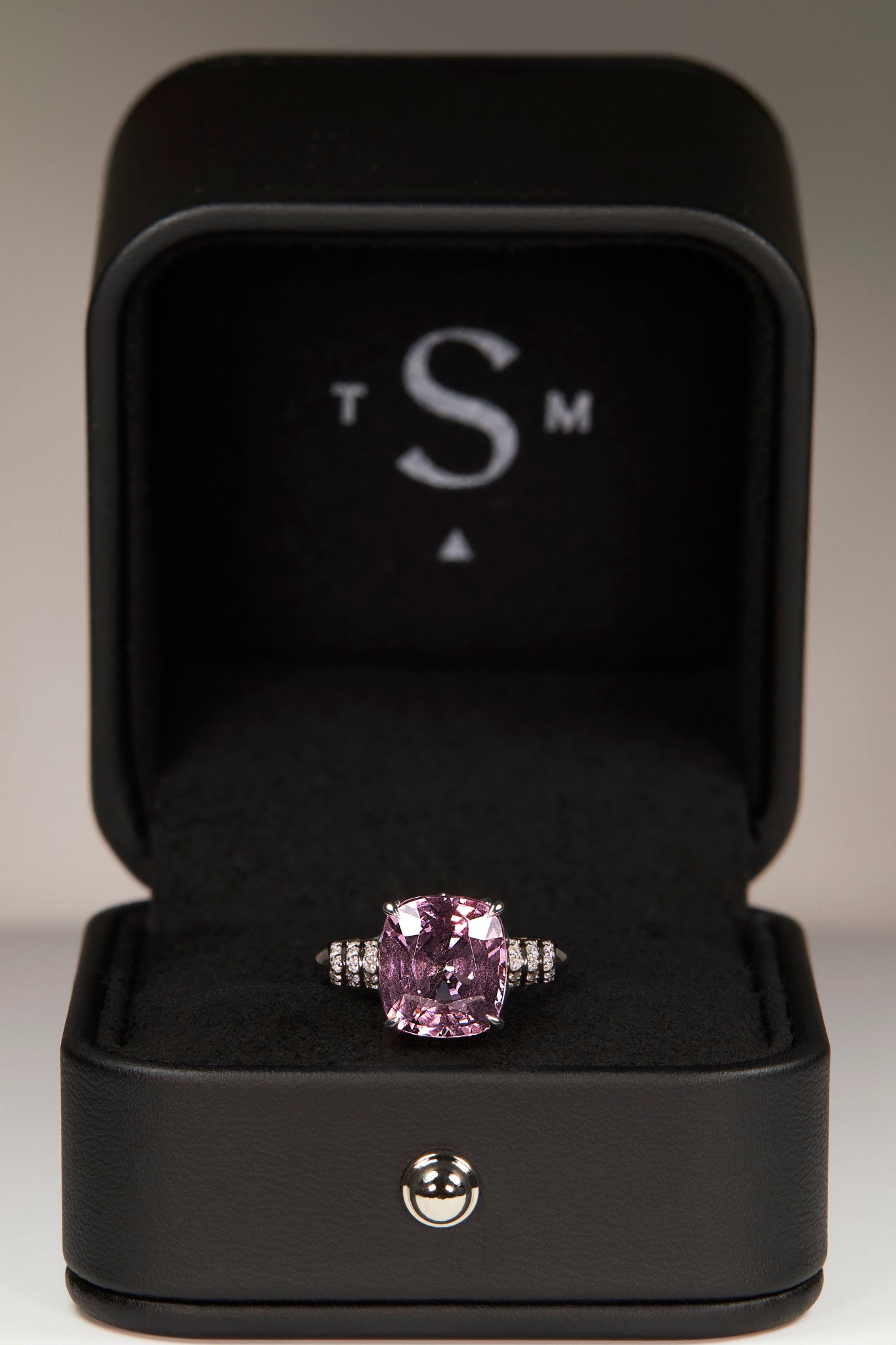 5.93ct Pink Burmese Spinel Ring - The Sapphire Merchant