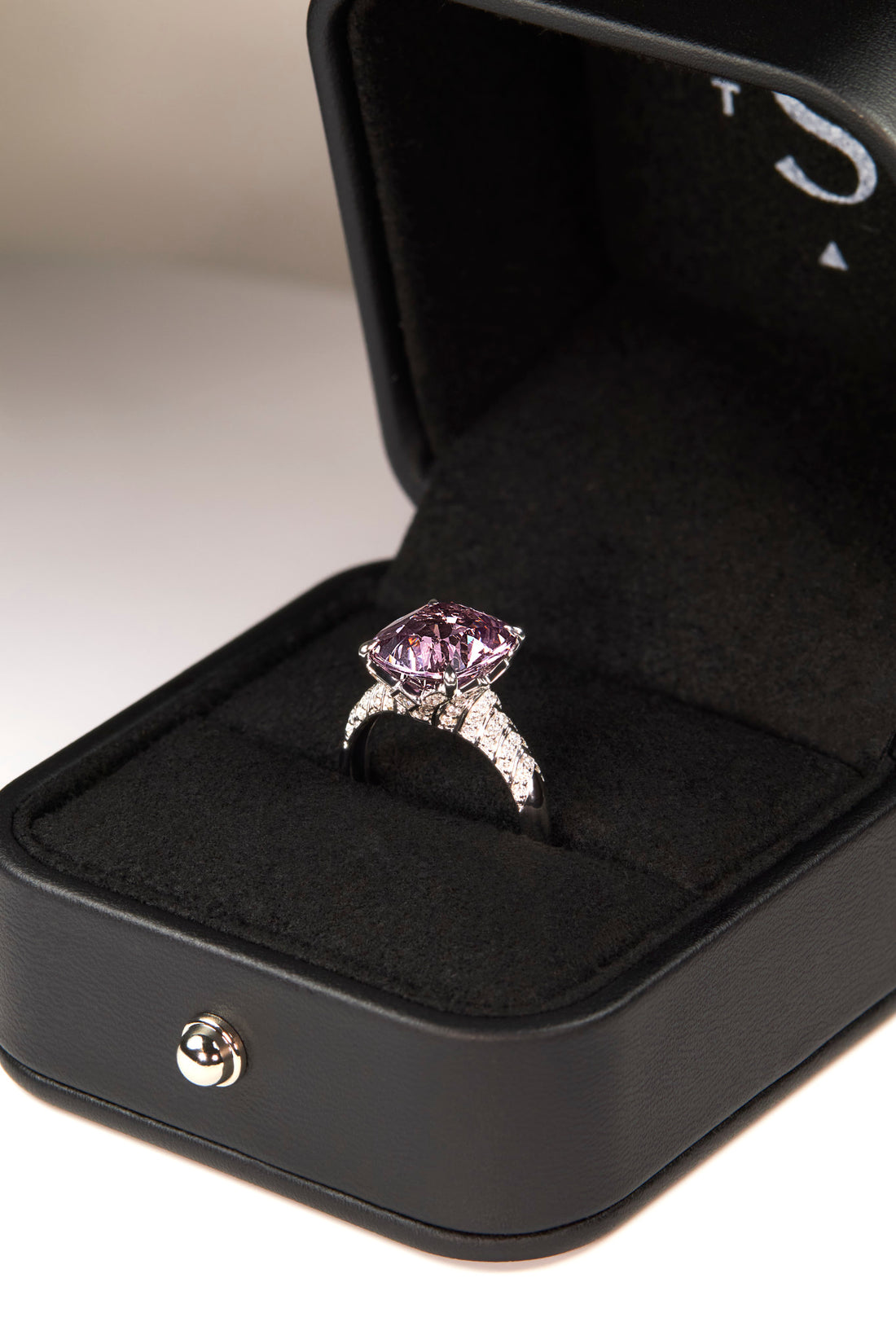 5.93ct Pink Burmese Spinel Ring - The Sapphire Merchant
