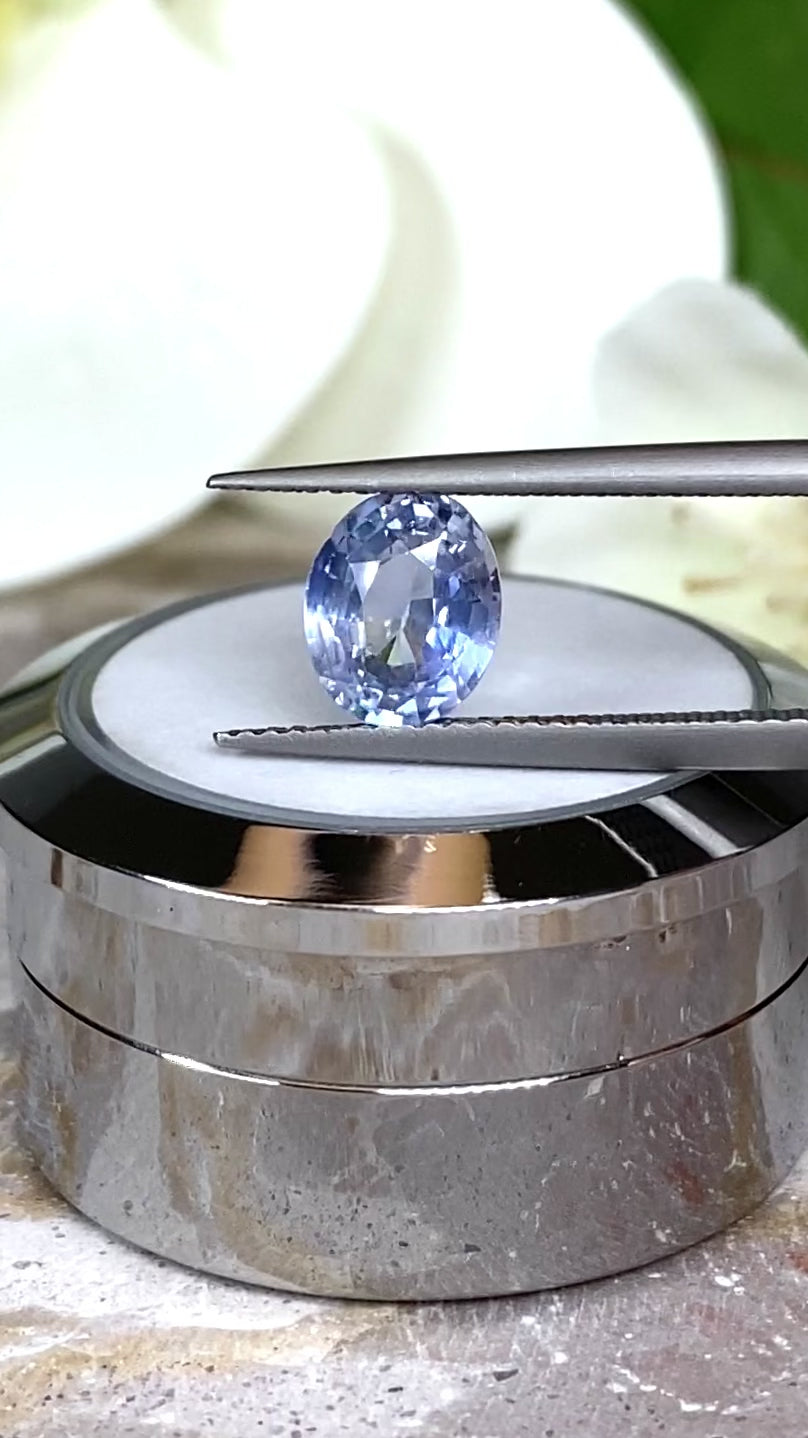 2.15ct Pastel Blue Sapphire