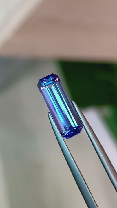 2.18ct Tanzanite Elongated Emerald Cut