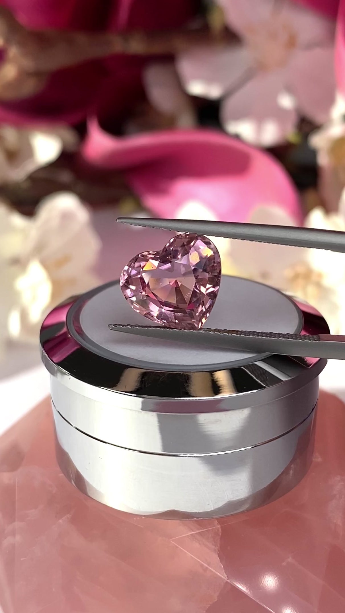 3.94ct Pink Tourmaline Heart Shape