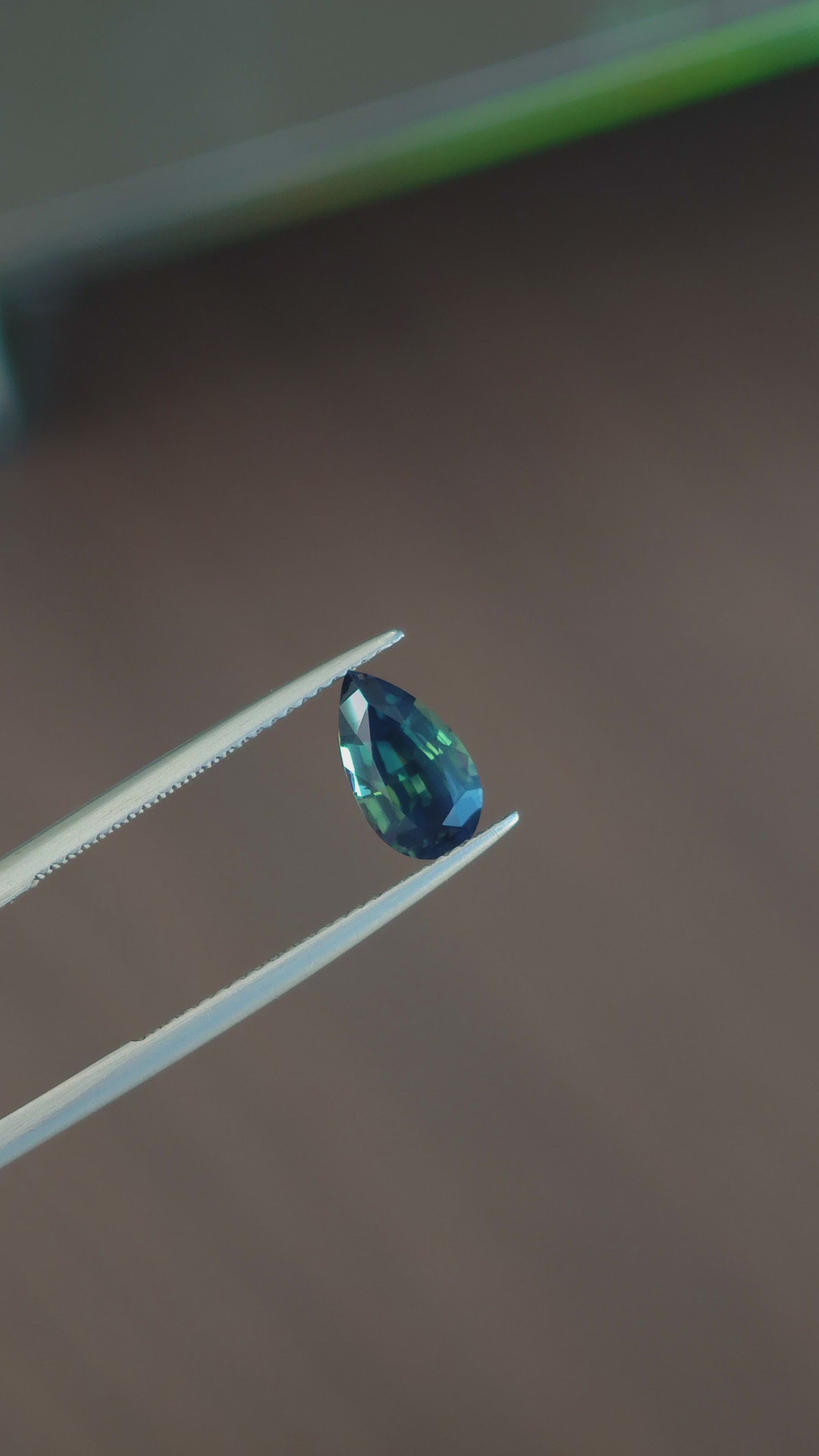 1.69ct Australian Green Blue Sapphire Unheated