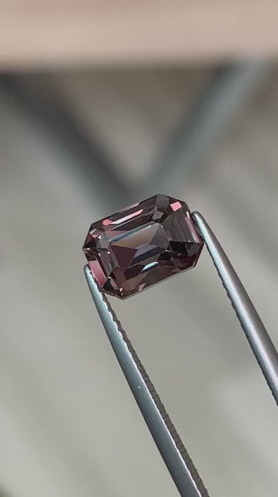 3.13ct Whiskey Sapphire Emerald Cut