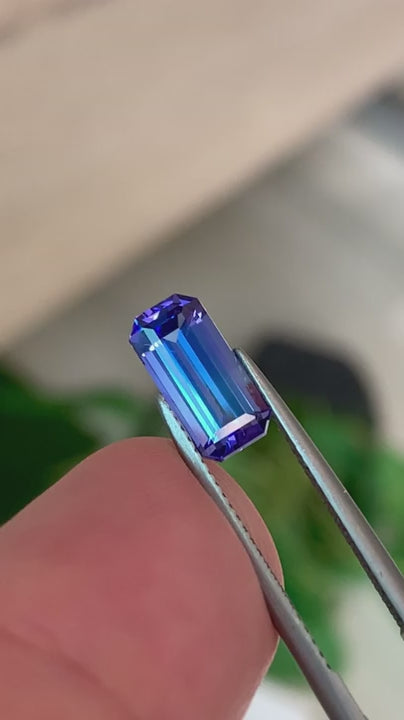 2.34ct Tanzanite Emerald Cut