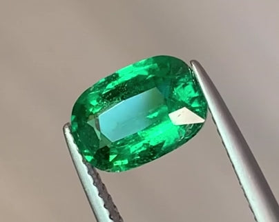 2.01ct Tsavorite Green Garnet Cushion Cut Tanzania Origin