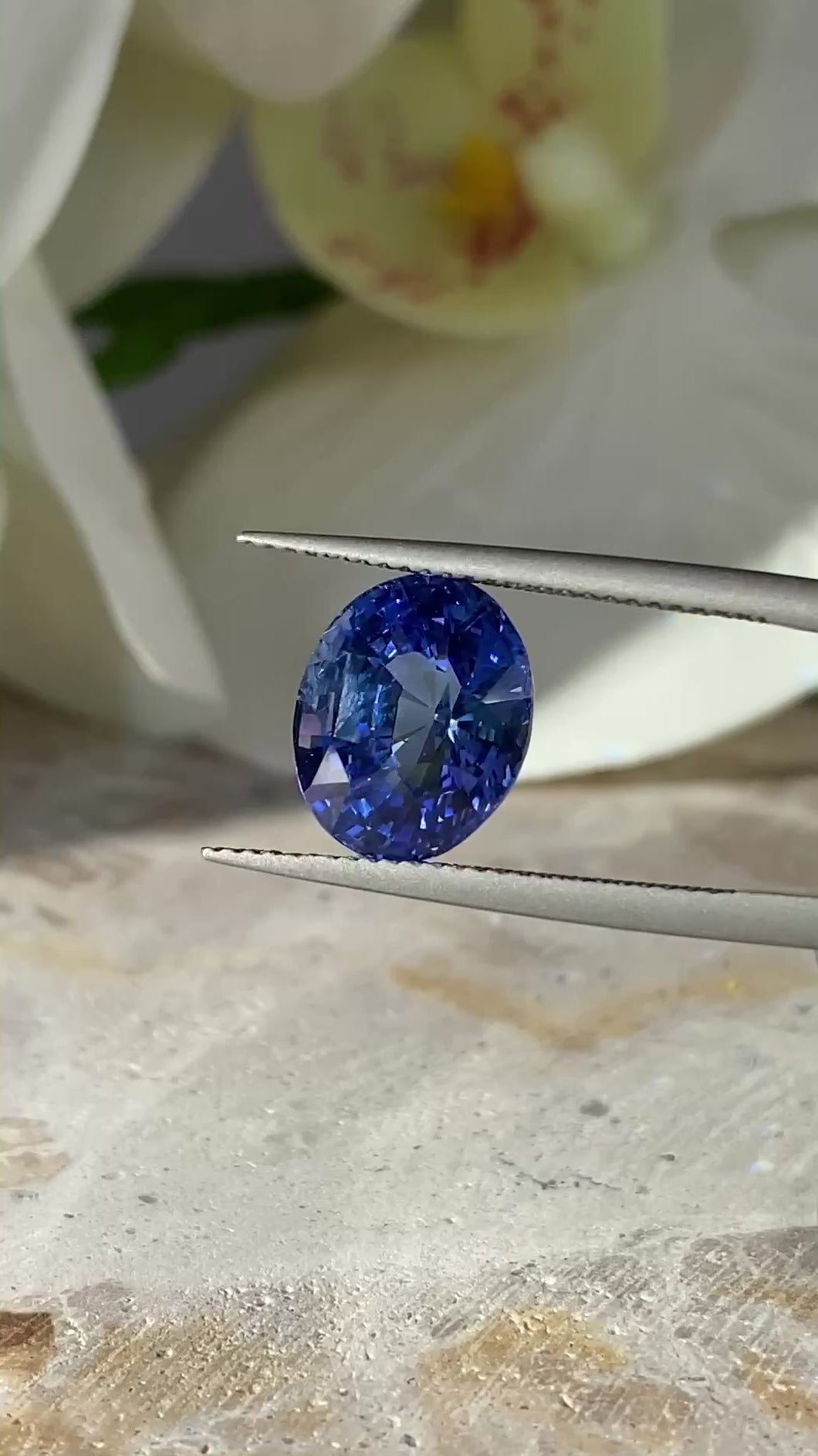 6.11ct Cornflower Blue Sapphire
