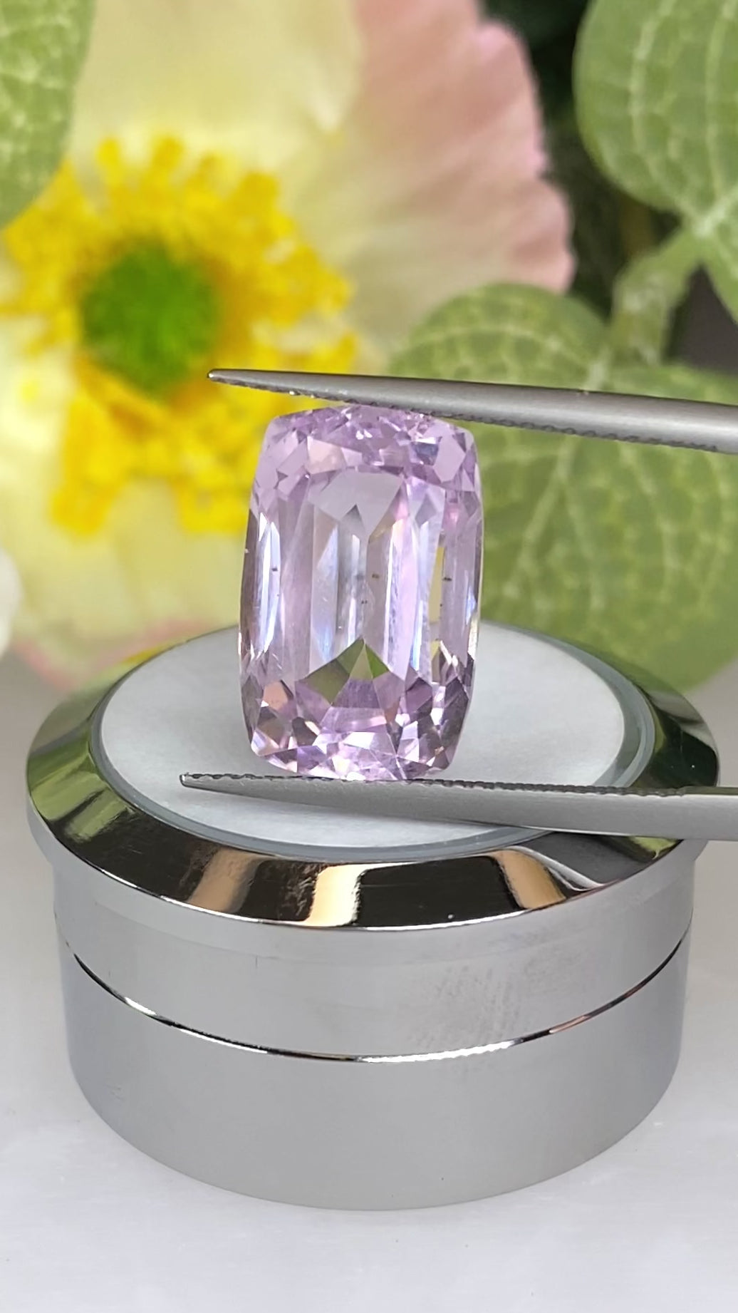11.64ct Pink Kunzite Cushion Cut