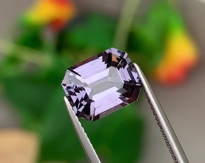 4.20ct Mauve Burmese Spinel Emerald Cut