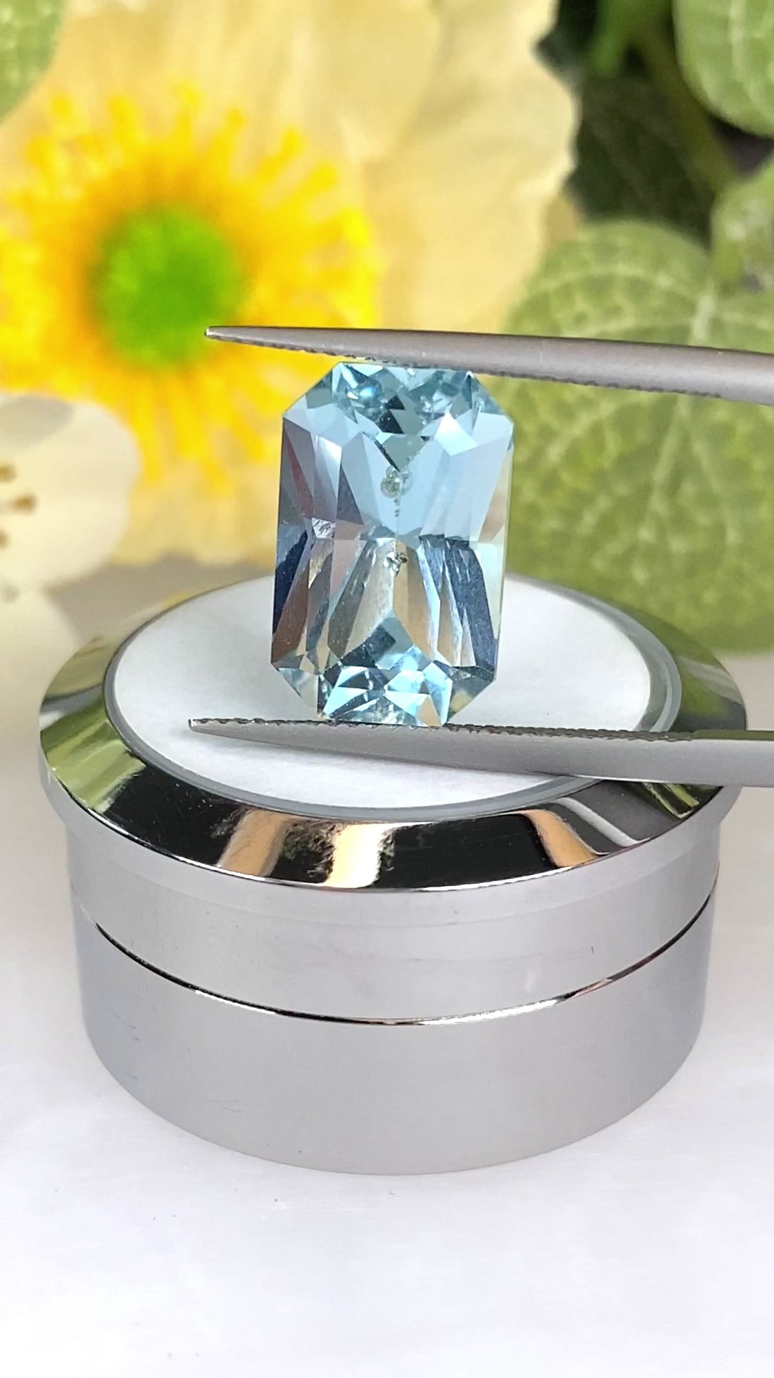 6.80ct Aquamarine Gemstone Emerald Cut