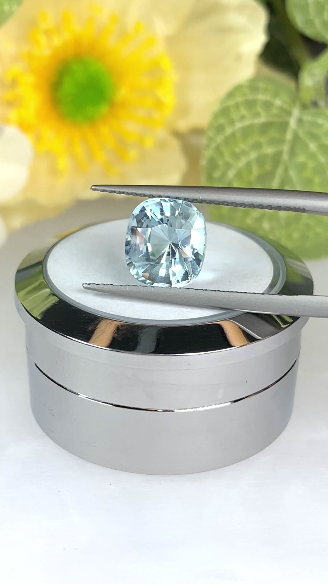 2.58ct Aquamarine Gemstone Cushion Cut