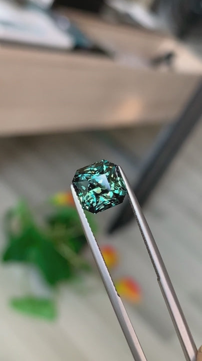 5.19ct Teal Sapphire