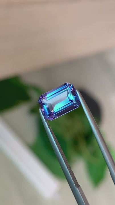2.47ct Tanzanite Emerald Cut