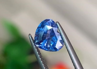 2.53ct Cornflower Blue Sapphire Heart Shape