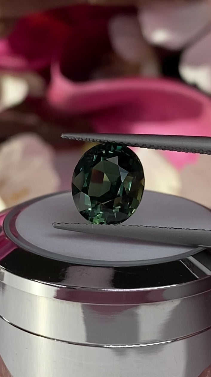 4.04ct Green Sapphire