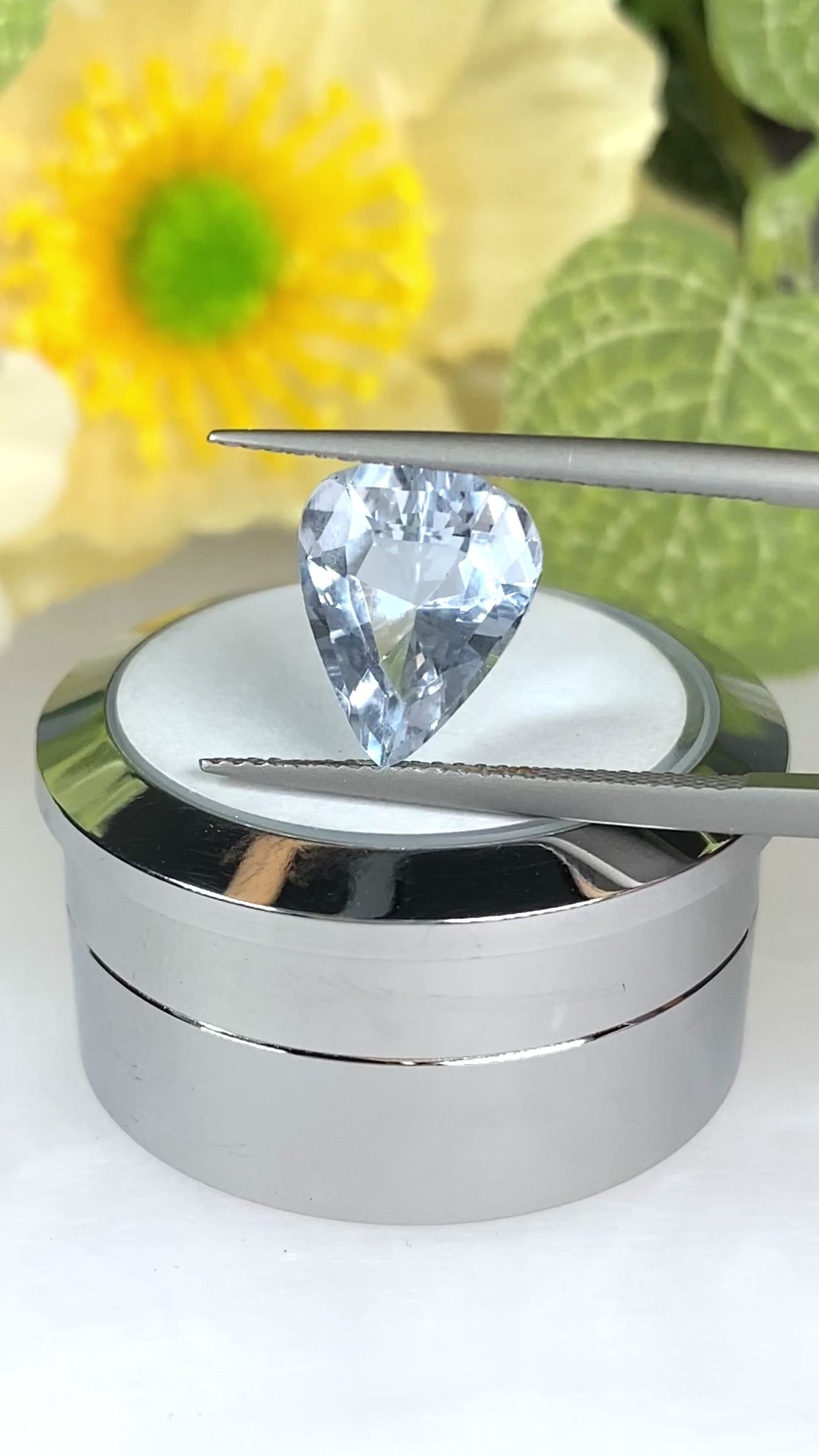 3.26ct Aquamarine Gemstone Pear Shape