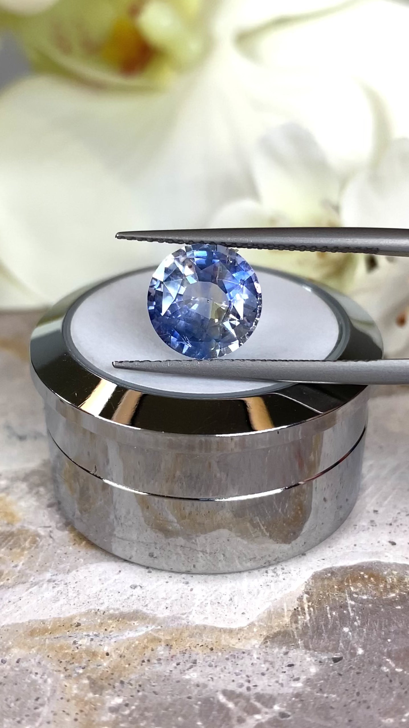3.62ct Icy Blue Sapphire
