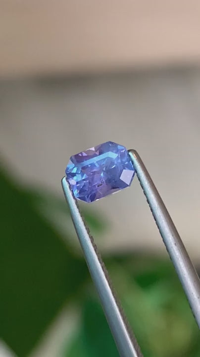 1.07ct Violet Blue Sapphire Unheated