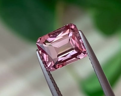 2.97ct Pink Morganite Emerald Cut Brazil Origin