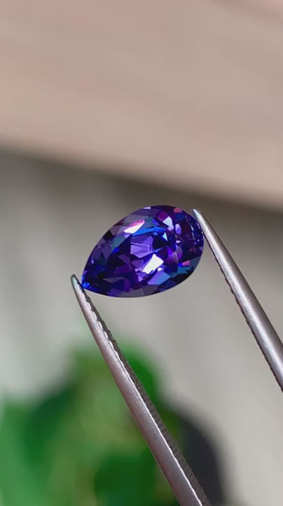 2.07ct Tanzanite Pear Cut