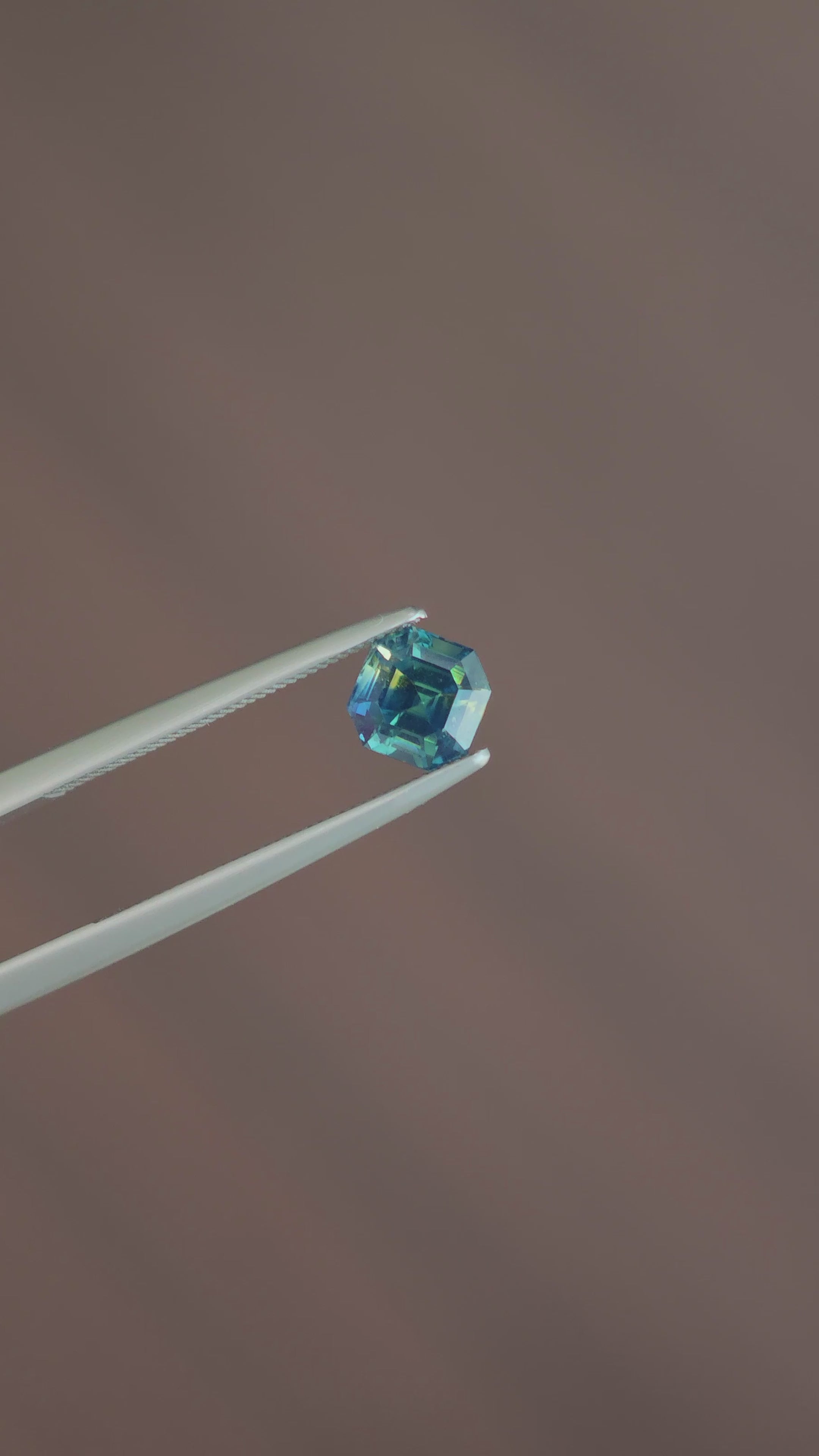 1.19ct Australian Blue Green Sapphire Unheated