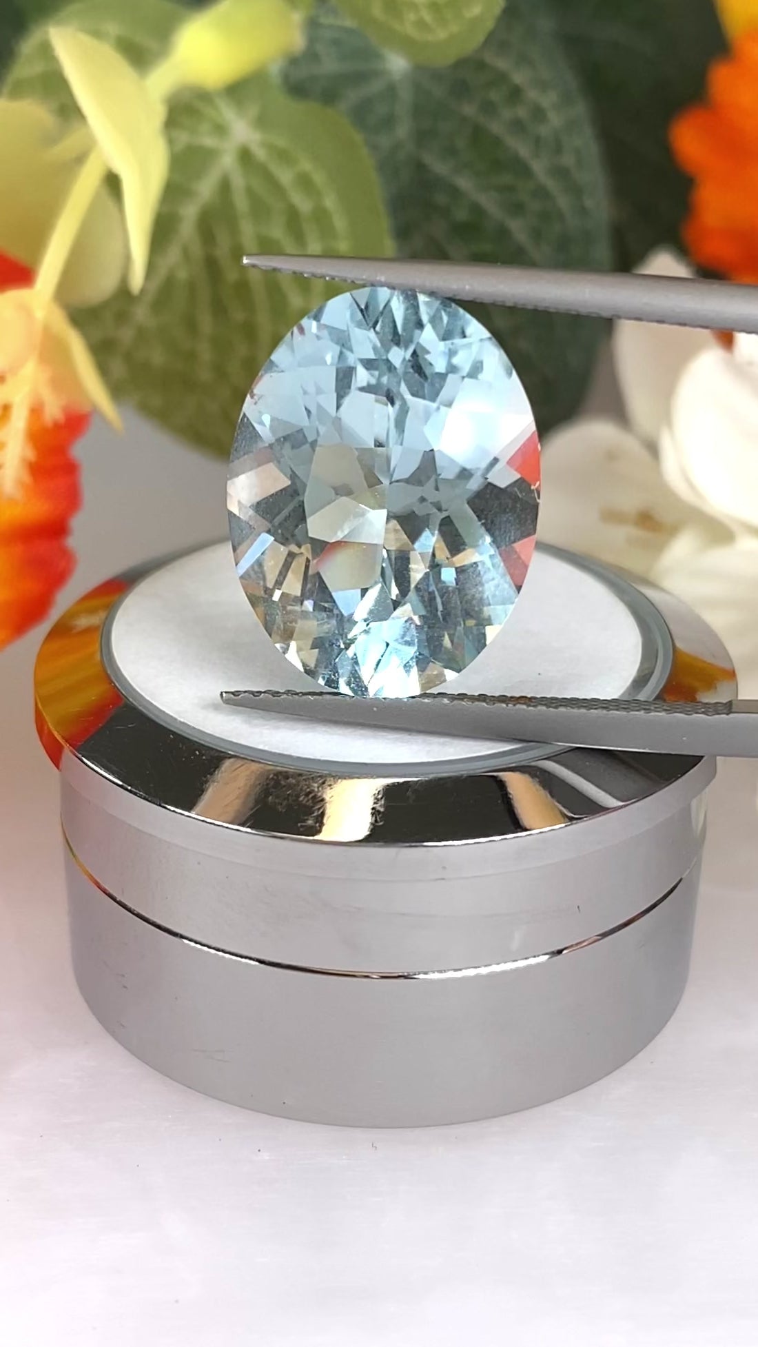 9.80ct Aquamarine Gemstone Oval Cut