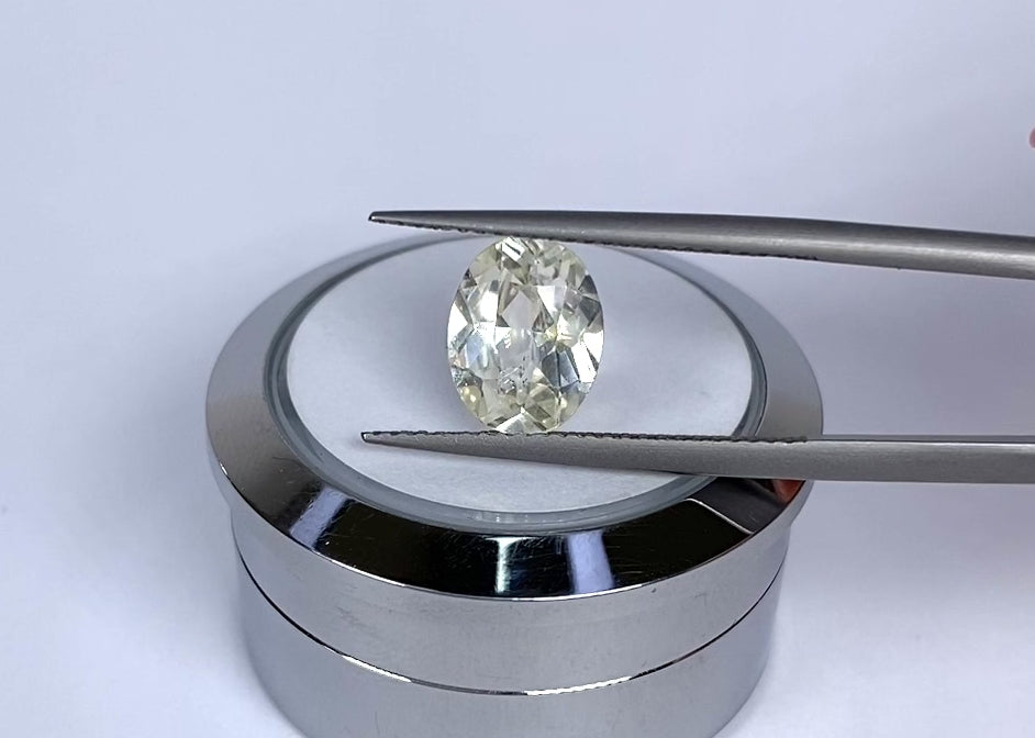 2.51ct Pastel Yellow Sapphire