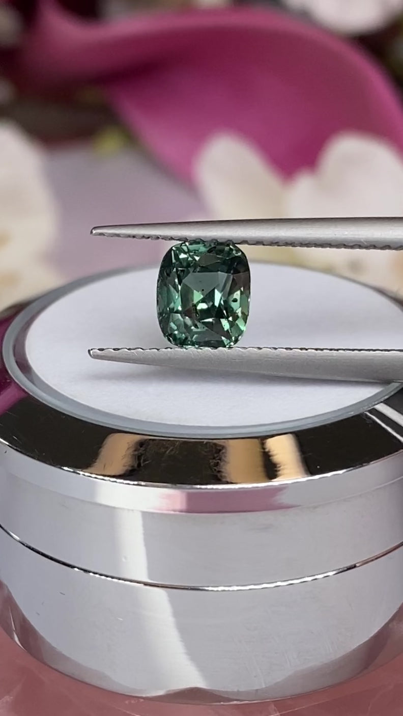 1.34ct Teal Green Sapphire