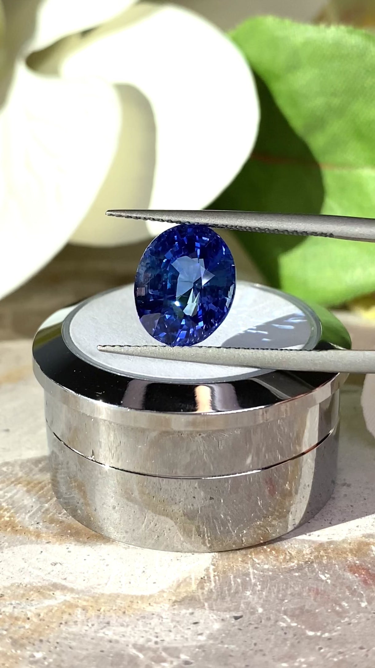 6.11ct Cornflower Blue Sapphire