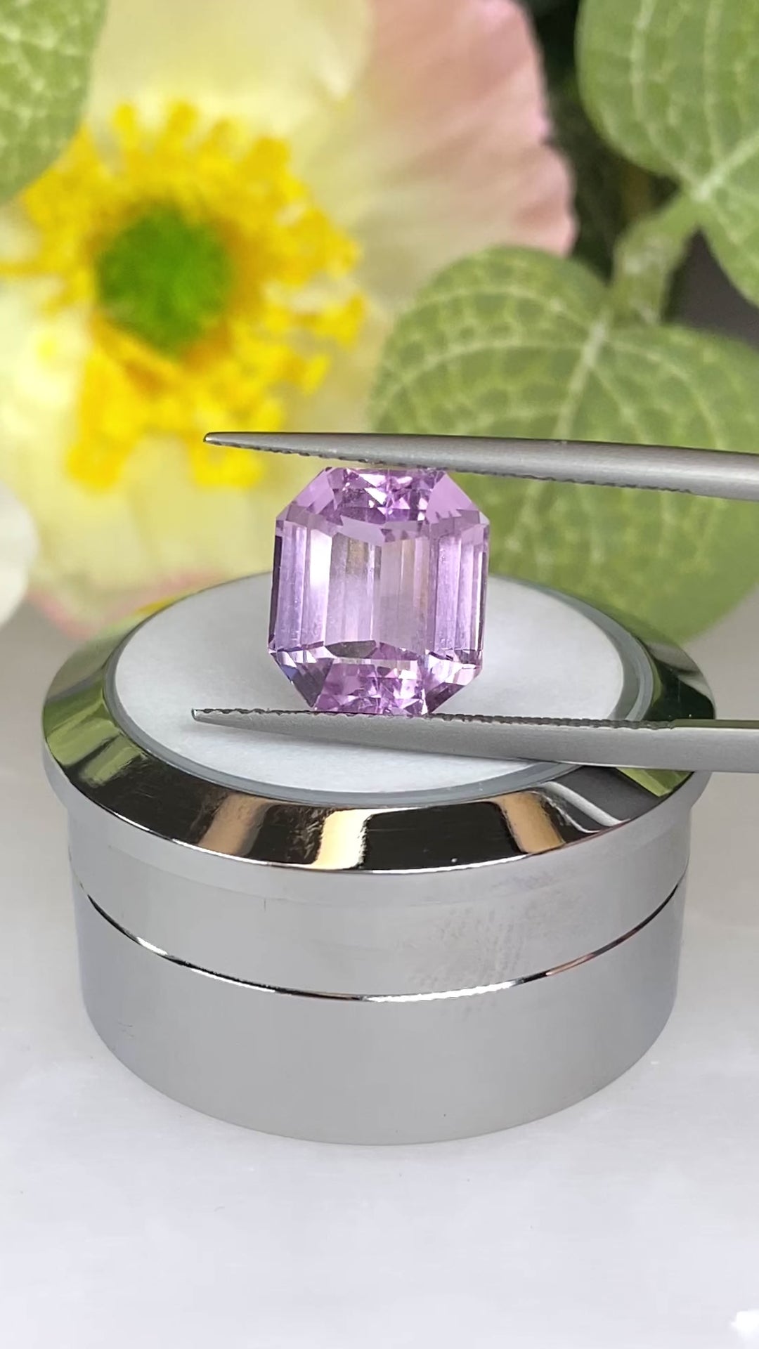 5.31ct Pink Kunzite Emerald Cut