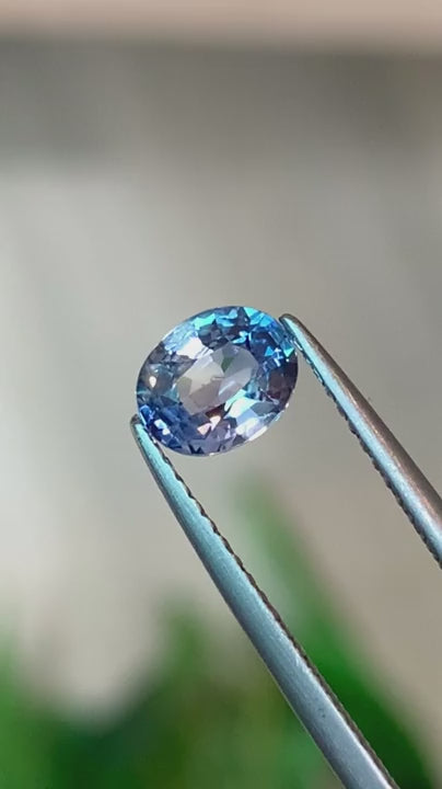 1.03ct Pastel Blue Sapphire
