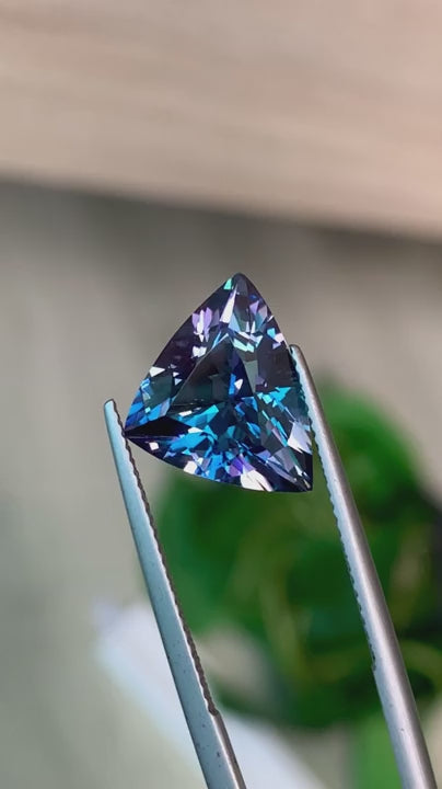 6.53ct Tanzanite Trillion Cut Video