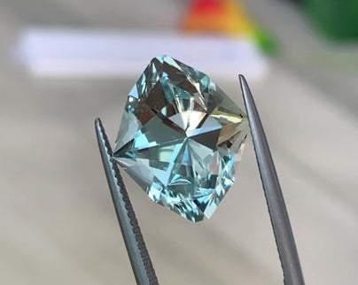 11.67ct Aquamarine Fancy Kite Cut Brazil